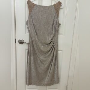 Ralph Lauren Gold Asymmetrical Dress